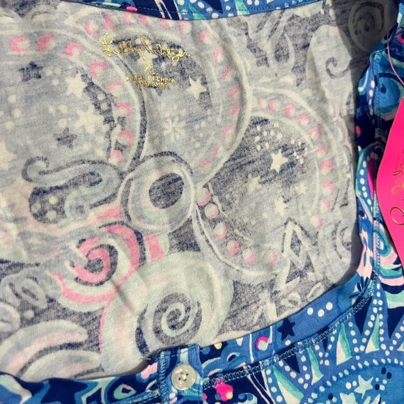 LILLY PULITZER EXTRA LARGE COSMIC KISMET PJS SET NWT - Picture 5 of 10